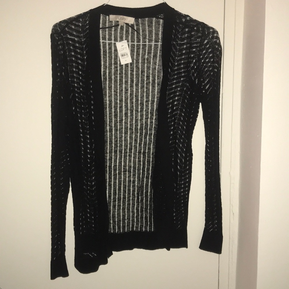 LOFT black cardigan